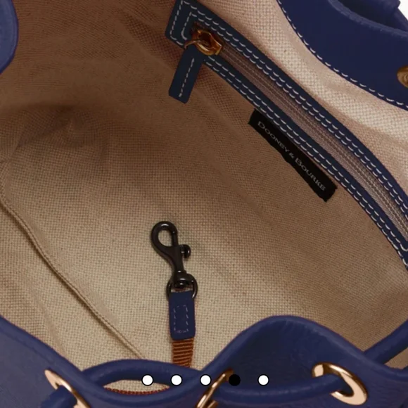 Dooney & Bourke Lucca Leather Drawstring Crossbody - Picture 4 of 4